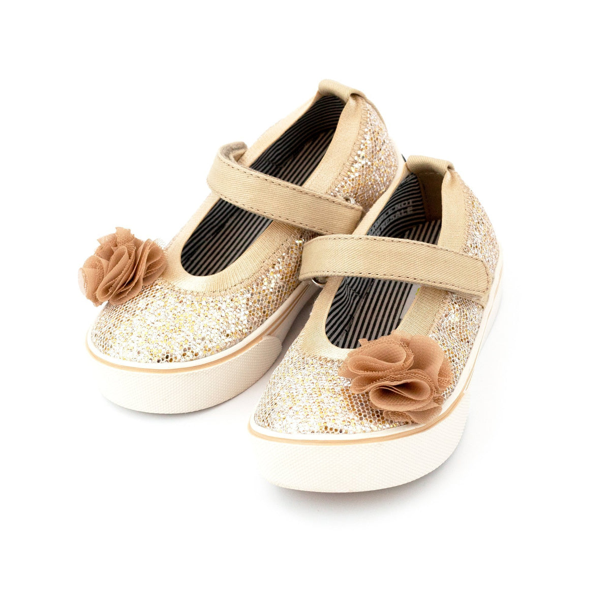 Zutano Shoe Dazzle Mary Jane Girls Shoe - Gold